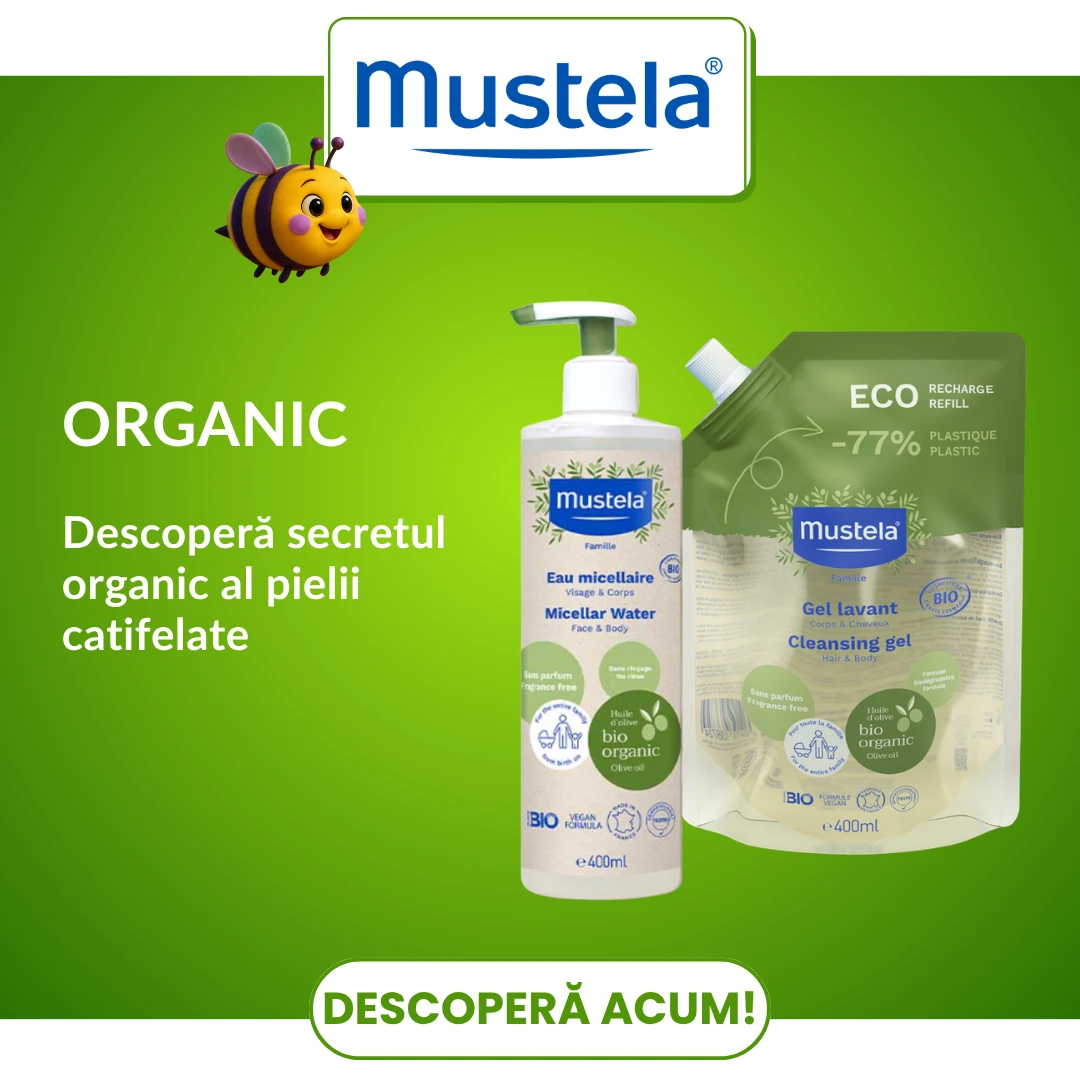 Noutate Mustela — gel organic