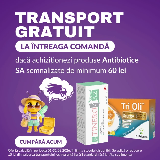 Transport gratuit Antibiotice