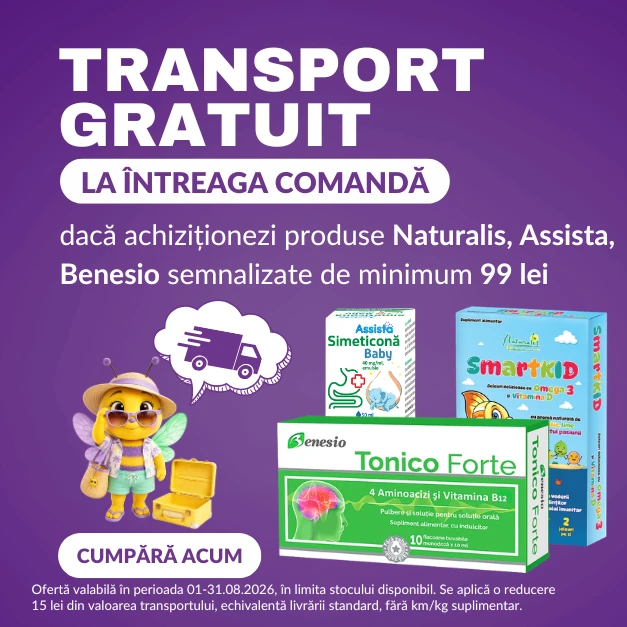 Transport gratuit Benesio Naturalis Assista